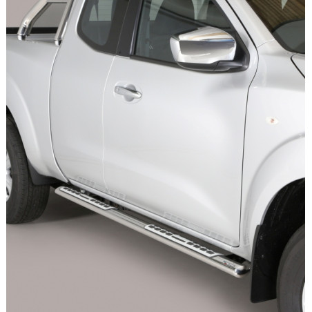 Marchepieds ovalisés Design Nissan NP300 Kingcabine 2016-2023