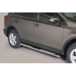 Marchepieds ovalisés Design Toyota Rav4 2013-2018