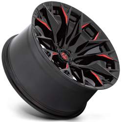 Jante Fuel Off-Road Flame D823 Gloss Black Milled Red