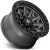 Jante Fuel Covert D716 Matte Gunmetal Black Ring