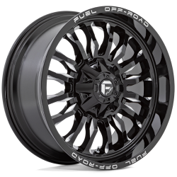 Jante Fuel Off-Road Arc D795 Gloss Black Milled