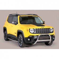 Pare buffle Medium Bar 63mm Homologué Route Jeep Renegade Trailhawk