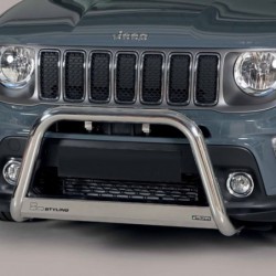 Pare buffle Medium Bar 63mm Homologué Route Jeep Renegade à partir de 2018