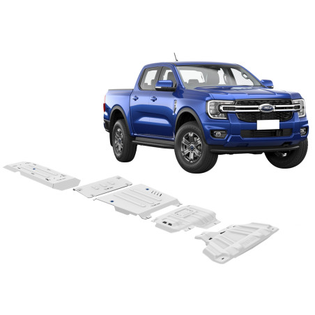 Blindages sous-bassement aluminium Rival Ford Ranger 2023