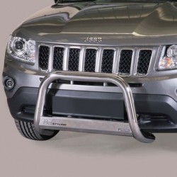 Pare buffle Medium Bar 63mm Homologué Route Jeep Compass 2011-2016