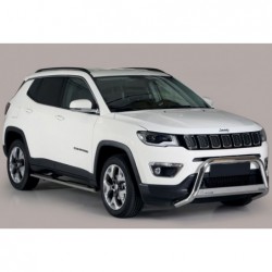 Marchepieds acier ovales Jeep Compass 2017-2023