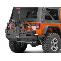 Pare-chocs arrière avec support Roue de secours Smittybilt XRC Atlas Jeep Wrangler JK