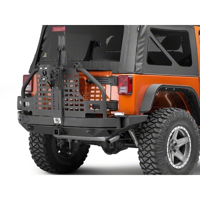 Pare-chocs arrière avec support Roue de secours Smittybilt XRC Atlas Jeep Wrangler JK