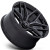 Jante Fuel Off-Road Flux 6 FC854BT Gloss Black Brushed Gray Tint