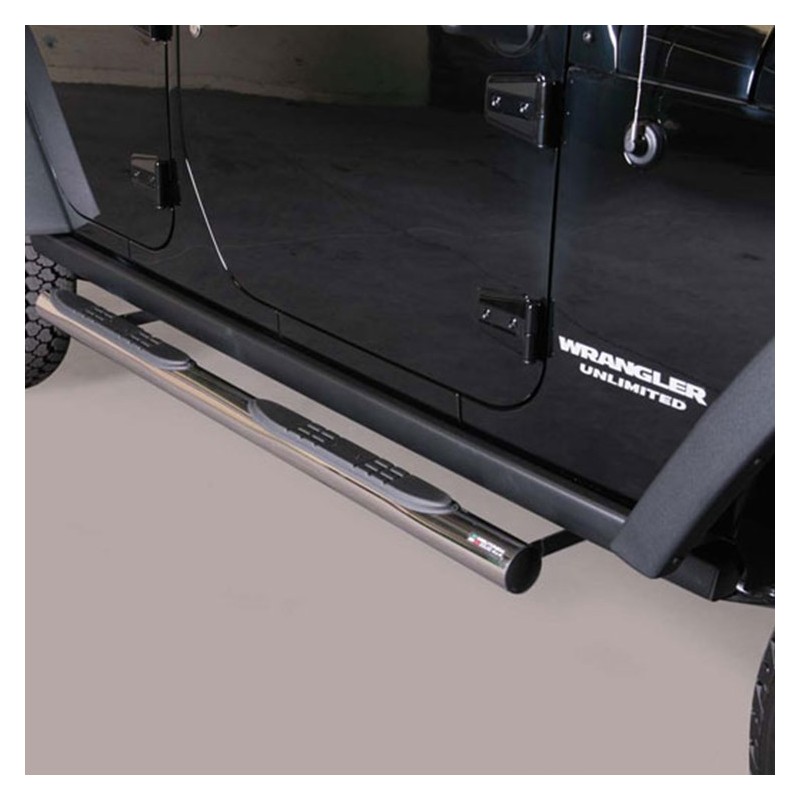 Marchepieds tubulaires Jeep Wrangler JK Unlimited 4 portes Marchepieds tubulaires Jeep Wrangler JK Unlimited 4 portes