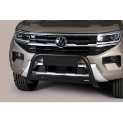 Pare buffle Medium Bar Noir 63 mm Homologué Route Volkswagen Amarok V6 2023