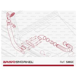 Snorkel Bravo Mercedes Classe G W460-461-463