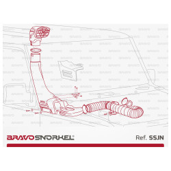 Snorkel Bravo Suzuki Jimny à partir de 2018