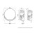 Phare LED Sentinel 7" Elite Lazer Noir avec feux de position