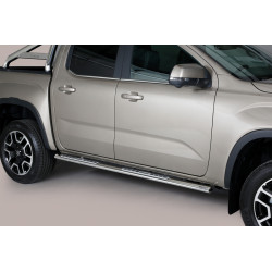 Marchepieds acier ovales Design Volkwagen Amarok 2023-2024