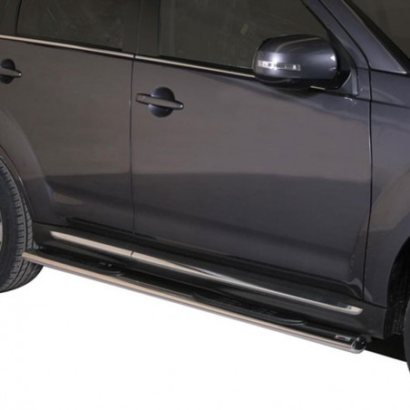 Marchepieds acier ovales Mitsubishi Outlander 2010-2012