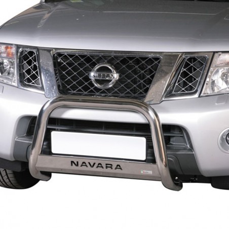 Pare-buffle acier 63mm homologué Nissan Navara D40