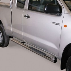 Marchepieds tubulaires Toyota Hilux Xtracabine 2005-2015