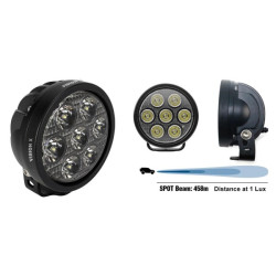 Phare LED Cannon Serie CR-7 Spot Yellow