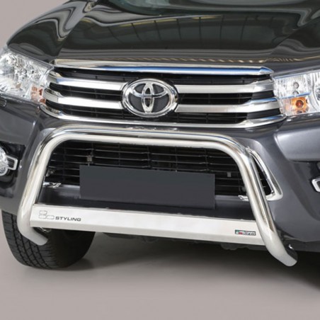 Pare buffle Medium Bar 63 mm Homologué Route Toyota Hilux 2016-2020