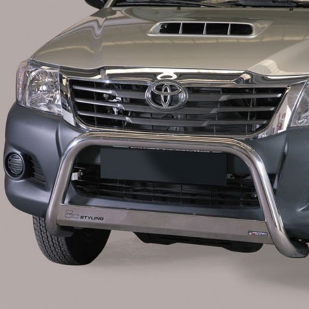 Pare buffle Medium Bar 63 mm Homologué Route Toyota Hilux 2011-2015