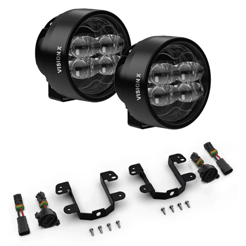 Kit phares antibrouillards CR-Series CR-4 Vision X Jeep Kit phares antibrouillards CR-Series CR-4 Vision X Jeep