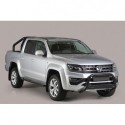 Pare buffle Medium Bar Noir 63 mm Homologué Route Volkswagen Amarok V6