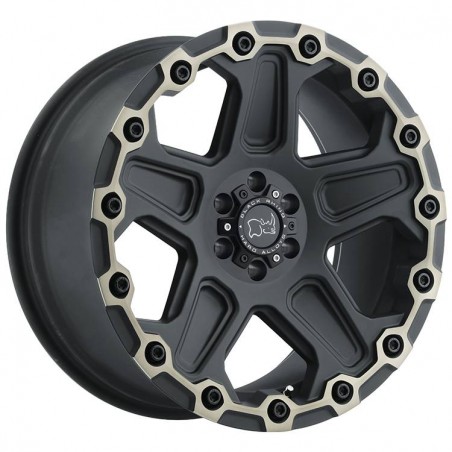 Jante aluminium Black Rhino COG Matte Black Dark