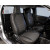Housses sièges Simili + Tissu Noir Isuzu D-Max N60BB + N60F
