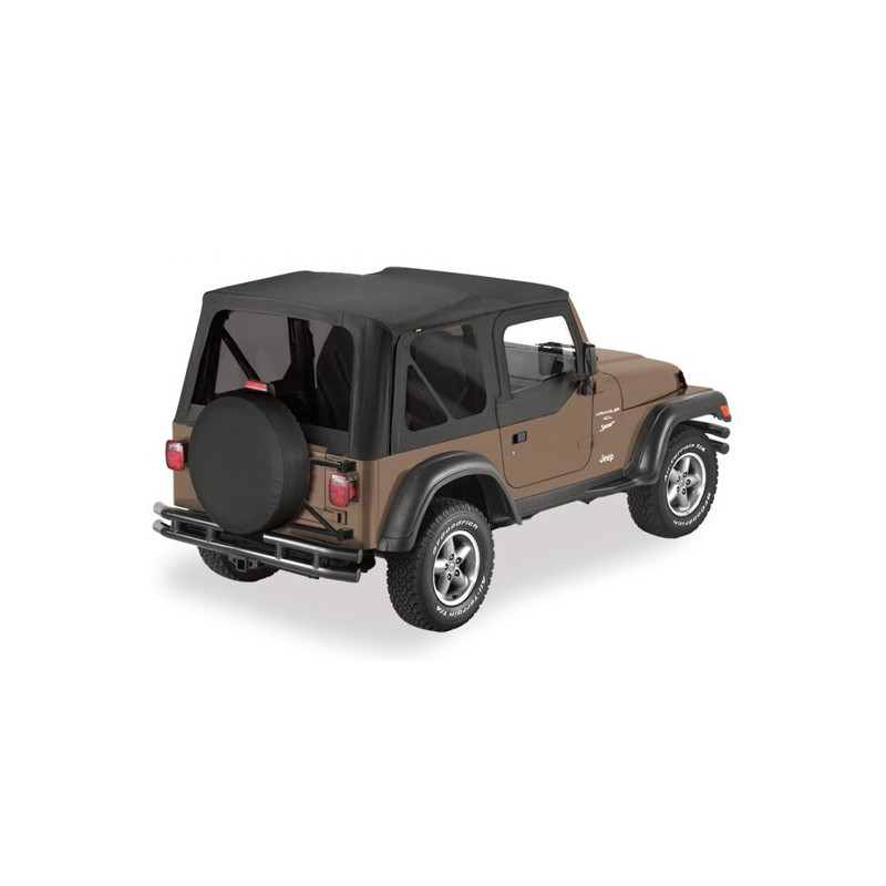 Bâche Replace-A-Top Noire Jeep Wrangler TJ