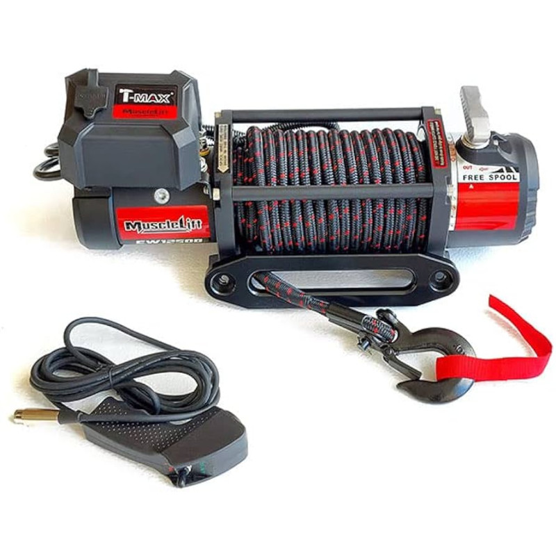 Treuil T-Max Musclelift EW-12500S 5,6 tonnes 12 volts Treuil T-Max Musclelift EW-12500S 5,6 tonnes 12 volts
