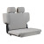 Banquette arrière de remplacement Grise Jeep Wrangler TJ