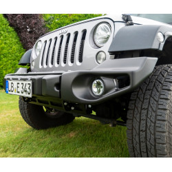 Pare-chocs avant renforcé support treuil Jeep Wrangler JK