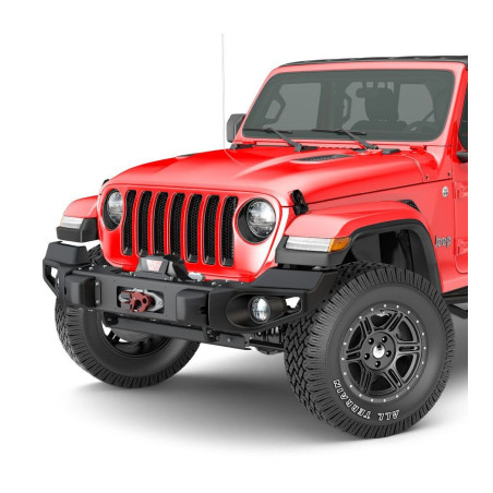 Pare-chocs avant renforcé support treuil Jeep Wrangler JL-Gladiator JT