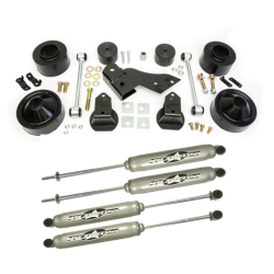 Kit câles Rubicon Express +2.5" avec Amortisseurs RXJ Wrangler JK