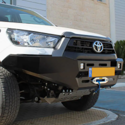 Pare-chocs acier support treuil Asfir pour Toyota Hilux 2021-2024