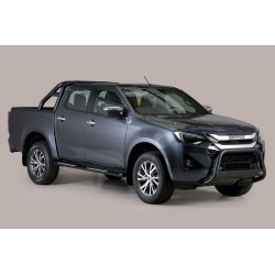 Marchepieds acier ovales Noirs Isuzu D-Max 2020-2025