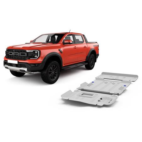 Blindages aluminium Rival 3 pièces Ford Ranger Raptor 2023+