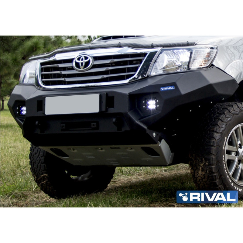 Pare-chocs avant aluminium Rival pour Toyota Hilux 2011-2015 Pare-chocs avant aluminium Rival pour Toyota Hilux 2011-2015