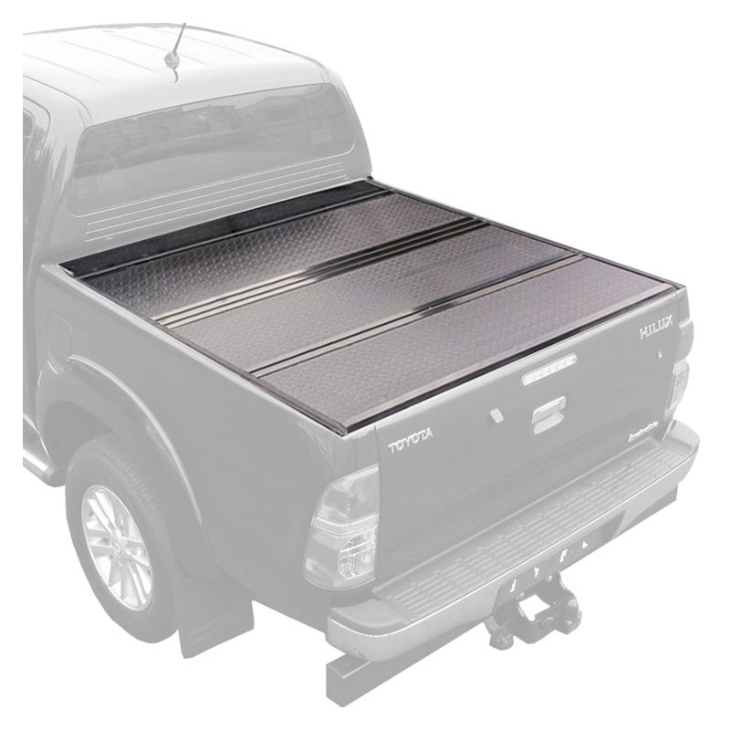 Couvre benne rigide 3 volets OFD Toyota Hilux 2016-2024 Couvre benne rigide 3 volets OFD Toyota Hilux 2016-2024