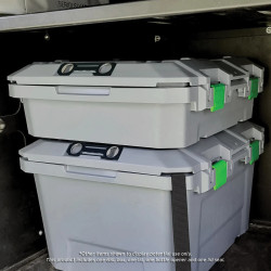 Caisse de rangement étanche Oveland Tred GT Grise 65 litres