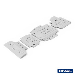 Blindages de protection aluminium Rival pour Dodge Ram 1500 3.0l diesel 2018+