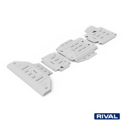Blindages de protection aluminium Rival pour Dodge Ram 1500 3.0l diesel 2018+