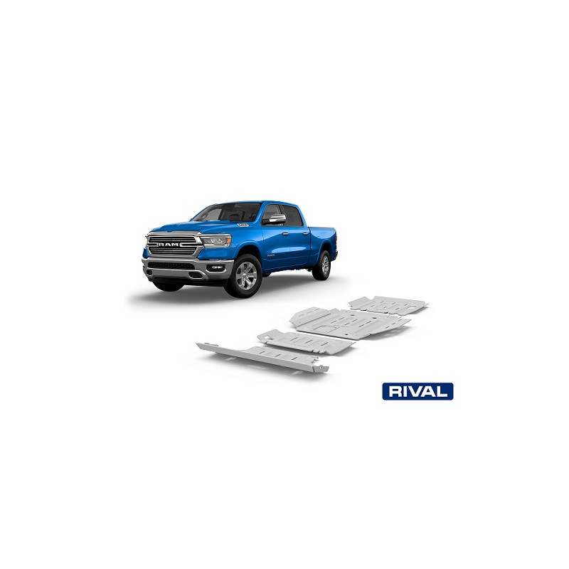 Blindages de protection aluminium Rival pour Dodge Ram 1500 5.7L + TRX 6.2L V8 Blindages de protection aluminium Rival pour Dodge Ram 1500 5.7L + TRX 6.2L V8