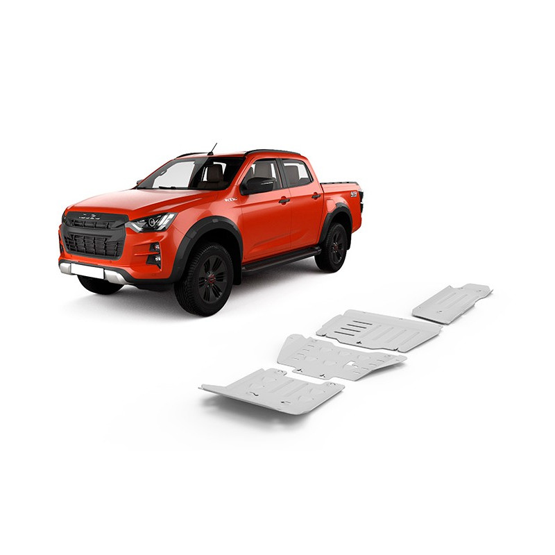 Blindages Rival 4 pièces Isuzu D-Max N60 2021-2023 Blindages Rival 4 pièces Isuzu D-Max N60 2021-2023