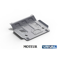 Blindages de protection aluminium Rival Mitsubishi L200 2007-2014