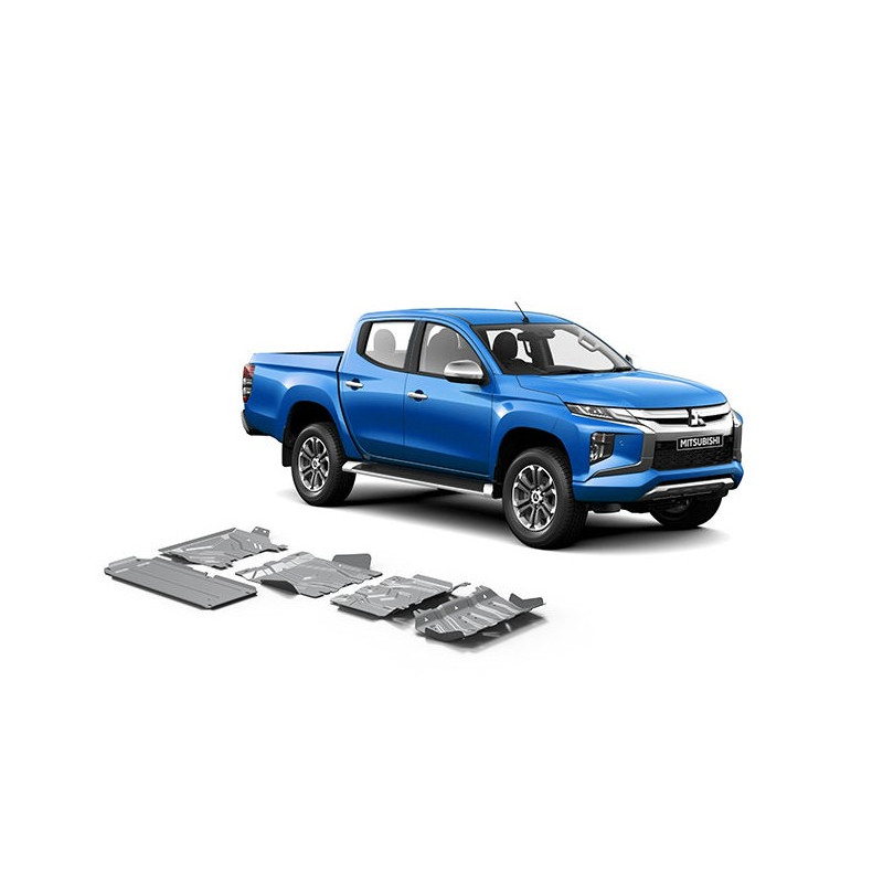 Blindage de protection aluminium Rival Mitsubishi L200 2019-2023 Blindage de protection aluminium Rival Mitsubishi L200 2019-2023