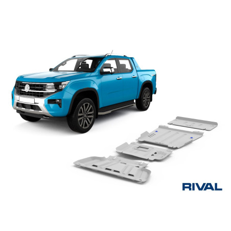 Blindages aluminium Rival 4 pièces Volkswagen Amarok à partir de 2023