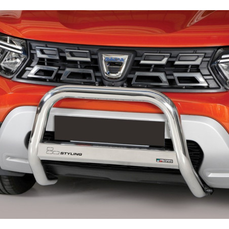 Pare buffle Medium Bar 63mm Homologué Route Dacia Duster 2021-2023