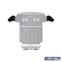 Blindage de protection aluminium Rival Moteur pour Mercedes Sprinter III W907